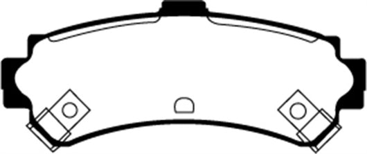 EBC 95-97 Nissan Sentra 1.6 Ultimax2 Rear Brake Pads - UD669