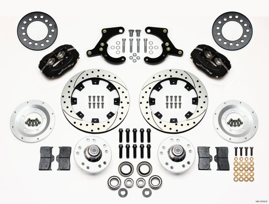 Wilwood Forged Dynalite Front Kit 11.75in Drilled 55-57 Chevy - 140-11010-D