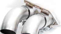 Stainless Works 2010-14 Ford Raptor 3in Exhaust Chambered Mufflers Dump Exit - FTR13CBDP