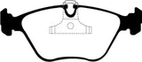 EBC 01-03 BMW 525i 2.5 (E39) Yellowstuff Front Brake Pads - DP41089R