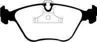 EBC 01-03 BMW 525i 2.5 (E39) Yellowstuff Front Brake Pads - DP41089R