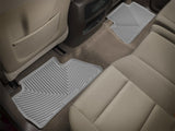 WeatherTech 14+ Chevrolet Silverado Rear Rubber Mats - Black - W311GR