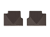WeatherTech 2014+ Jeep Cherokee Rear Rubber Mats - Cocoa - W317CO