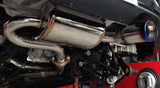 AVO 2016+ Mazda Miata ND MX5 2.0L Adj Single 4in Rolled Tip Exhaust (Incl 5in Metal Cat Converter) - LNR16AEHA065T