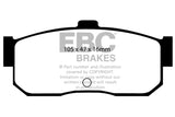 EBC 91-97 Infiniti G20 2.0 Yellowstuff Rear Brake Pads - DP4889R