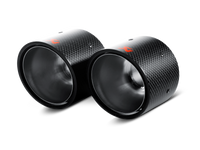 Akrapovic 07-14 MINI Cooper S (R56) / Cooper S Cabrio (R57) Tail Pipe Set (Carbon) - TP-MINR56/57-CA