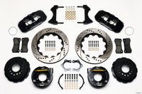 Wilwood AERO4 Rear P-Brake Kit 14.00in Drilled Mopar/Dana 2.36in Off w/Snap Ring Brng - 140-10951-D