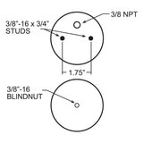Firestone Ride-Rite Replacement Air Helper Spring Rear 267CZ 1.5 (W217607703) - 7703