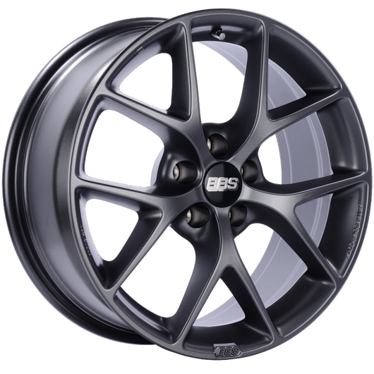 BBS SR 18x8 5x112 ET21 CB66.5 Satin Grey Wheel - SR032SG