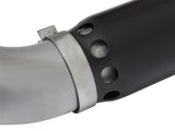 aFe LARGE BORE HD 5in DPF-Back SS Exhaust w/ Black Tip 2016 Nissan Titan 5.0L V8 (td) CC SB - 49-46112-B
