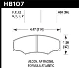 Hawk CP2361/CP3228/CP5104/CP5144 AP Racing DTC-60 Brake Pads - HB107G.620