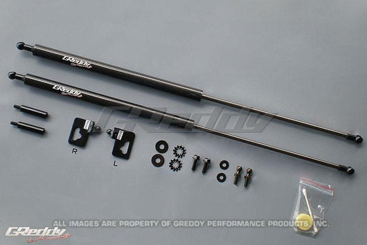 GReddy 00-09 Honda S200 AP1/AP2 Engine Hood Lifter Kit (Designed for OEM weight hoods.) - 18550101