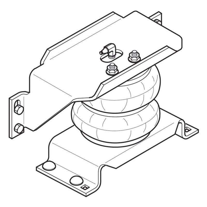 Firestone Ride-Rite Air Helper Spring Kit Rear 96-17 Ford E450 (Commercial w/o OE Bed) (W217602153) - 2153