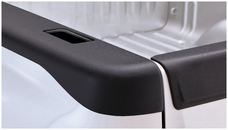 Bushwacker 07-13 Chevy Silverado 1500 Fleetside Bed Rail Caps 69.3in Bed - Black - 48520