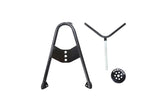 Fabtech Universal Spare Tire Angled Mount - Black - FTT10002BK