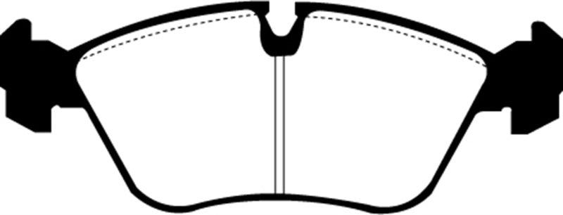 EBC 93-97 Volvo 850 2.3 Turbo Greenstuff Front Brake Pads - DP2880