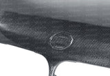 Seibon 02-05 BMW 3 Series 4dr E46 (Manuf Date 7/02-7/06 Models Only) OEM-Style Carbon Fiber Hood - HD0205BMWE464D-OE