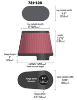 Airaid Dodge 5.9/6.7L DSL / Ford 6.0L DSL Kit Replacement Air Filter - 721-128