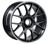 BBS CH-R 20x9 CL ET51 CB84 Satin Black Polished Rim Protector Wheel - CH151BPO