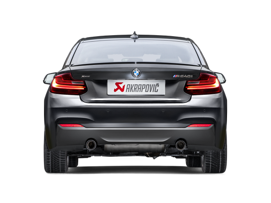 Akrapovic 16-17 BMW M240i (F22 F23) Evolution Line Cat Back (SS) w/ Carbon Tips (Req. Link Pipe) - MTP-BM/SS/4H