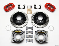 Wilwood Dynapro Low-Profile 11.00in P-Brake Kit Drill-Red New Big Ford 2.36in Offset - 140-11402-DR
