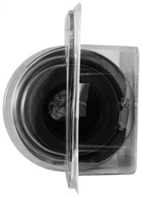 K&N Universal Chrome Filter 2 3/4in FLG / 4 1/2in Bottom / 4 1/2in Height - RG-1003RD-L