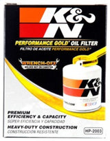 K&N Oil Filter OIL FILTER; AUTOMOTIVE - HP-2003