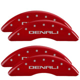 MGP 4 Caliper Covers Engraved Front & Rear MOPAR Red finish silver ch - 32016SMOPRD