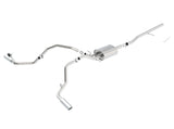 Borla 14 Silv/Sierra C/B Exh S-Type 1500 5.3L V8 AT/MT 2&4WD Ext Cab Split Side Exit - 140545