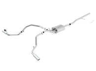 Borla 14 Silv/Sierra C/B Exh S-Type 1500 5.3L V8 AT/MT 2&4WD Ext Cab Split Side Exit - 140545