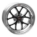 Weld S76 17x8 / 5x4.75 BP / 4.4in. BS Black Wheel (Low Pad) - Non-Beadlock - 76LB7080B45A