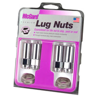 McGard Hex Lug Nut (X-Long Shank - 1.365in.) 1/2-20 / 13/16 Hex / 2.27in. Length (4-Pack) - Chrome - 63014