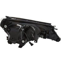 ANZO 2013-2015 Toyota Rav4 Projector Headlights w/ Plank Style Design Black - 111332