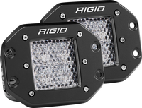 Rigid Industries Dually - Flush Mount - 60 Deg. Lens - Set of 2 - 212513