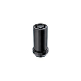 McGard Wheel Lock Nut Set - 4pk. (Tuner / Cone Seat) M14X1.5 / 1in. Hex / 1.935in. Length - Black - 25112