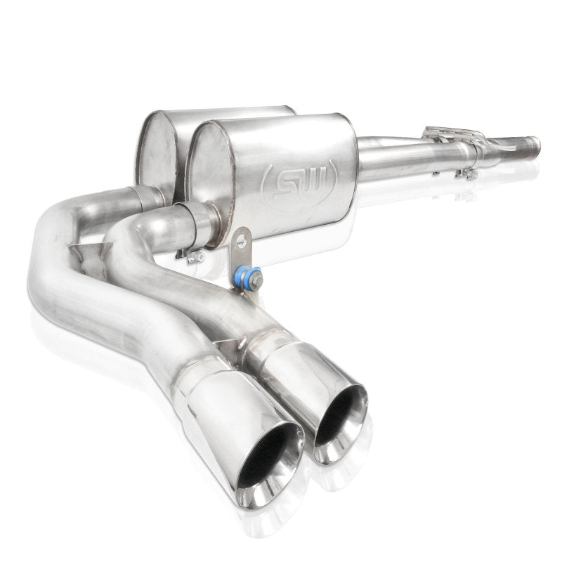 Stainless Works Chevy Silverado/GMC Sierra 2007-16 5.3L/6.2L Exhaust Before Passenger Rear Tire Exit - CT14CBFTY