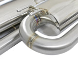 aFe Takeda 3in 304 SS Cat-Back Exhaust System w/ Blue Tips 2017+ Honda Civic Si 4Dr I4 1.5L (t) - 49-36621-L