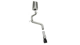Corsa 05-09 Jeep Grand Cherokee Factory Hitch 5.7L V8 Black Sport Cat-Back Exhaust - 14452BLK