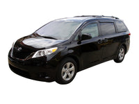 AVS 11-18 Toyota Sienna Ventvisor Outside Mount Window Deflectors 4pc - Smoke - 94365