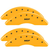 MGP 4 Caliper Covers Engraved Front & Rear MGP Red finish silver ch - 14214SMGPRD