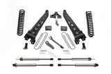 Fabtech 17-19 Ford F250/350 4WD Diesel 4in Radius Arm System w/DL Shocks - K2215DL