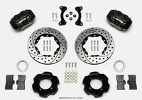 Wilwood Forged Dynalite Front Hat Kit 11.00in Drilled 95-05 Miata - 140-11704-D