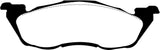 EBC 97-98 Dodge Dakota 2WD 2.5 Yellowstuff Front Brake Pads - DP41276R