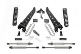 Fabtech 17-19 Ford F250/350 4WD Diesel 6in Radius Arm System w/DL 2.25 Resi Shocks & Rear DL Shocks - K2293DL