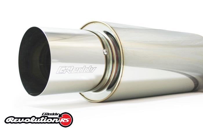 GReddy Universal 2.5in 3-Bolt Tip Revolution RS Mufller - 11001126