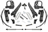 Fabtech 11-16 Ford F250/350 4WD 8in Radius Arm System w/DL Shocks 4.0 Coilovers & Rear DL Shocks - K2143DL