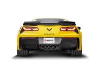 Akrapovic 14-17 Chevrolet Corvette Z06 (C7) Slip-On Line (Titanium) w/ Carbon Tips - MTP-CO/TI/2