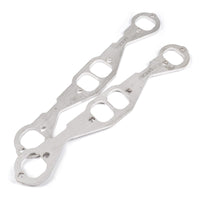 Stainless Works Small Block Chevy Squared Oval Port Header 304SS Exhaust Flanges 1-3/4in Primaries - HFSBCSQ175