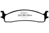 EBC 06-11 Dodge Ram 1500 Mega Cab 2WD Greenstuff Front Brake Pads - DP61650