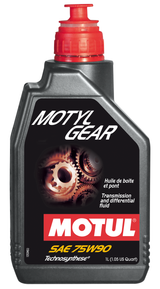 Motul 1L Transmision MOTYLGEAR 75W90 12X1L - Technosynthese - API GL-5 / MIL-L-2105D - 109055